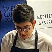 Cocinero de restaurante japonés